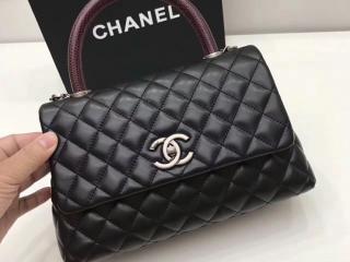 シャネル「CHANEL」シルバー金具 羊革&リザード ブラウン ハンドバッグ ショルダーバッグ 2wayバッグ チェーンショルダー 【A92992 Y61553 4B922A】