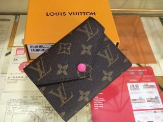 【M41938】 ルイ・ヴィトン モノグラム 財布スーパーコピー「LOUIS VUITTON」ポルトフォイユ・ヴィクトリーヌ モノグラム フューシャ - 財布＆小物