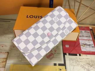 【N41625】 ルイヴィトン ダミエ・アズール 長財布 コピー「LOUIS VUITTON」 ポルトフォイユ・エミリー ヴィトン レディース 二つ折り財布