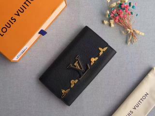 【M64551】 ルイヴィトン 二つ折り長財布 コピー 「LOUIS VUITTON」 ポルトフォイユ・カプシーヌ トリヨン ブラウン