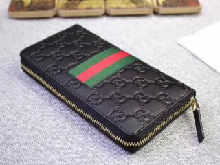 【408831 CWCLN 1060】グッチ 長財布 スーパーコピー 〔GUCCI〕 グッチ シグネチャー レザー ウェブ ジップアラウンドウォレット