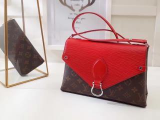 【M44031】 ルイヴィトン モノグラム バッグ コピー 「LOUIS VUITTON」サン・ミシェル モノグラム エピ･レザー コクリコ ショルダーバッグ