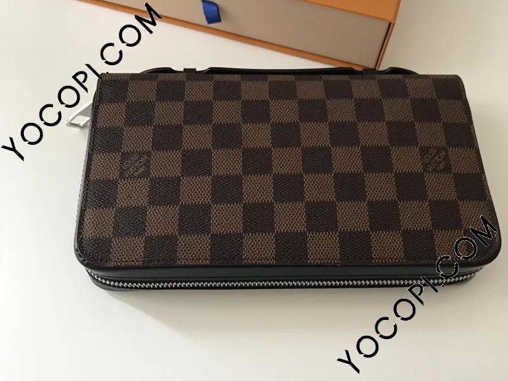 N63284】 ルイヴィトン ダミエ・エベヌ 長財布 コピー 「LOUIS VUITTON