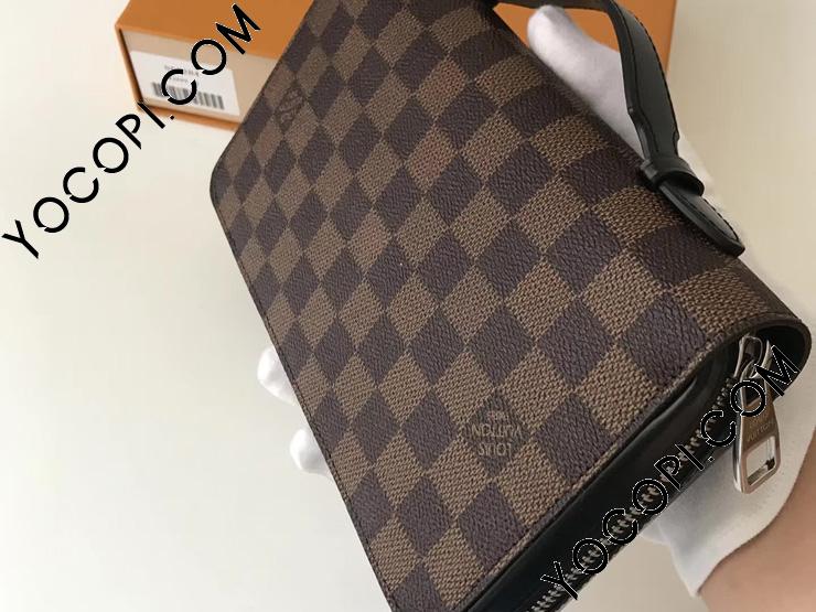 N63284】 ルイヴィトン ダミエ・エベヌ 長財布 コピー 「LOUIS VUITTON