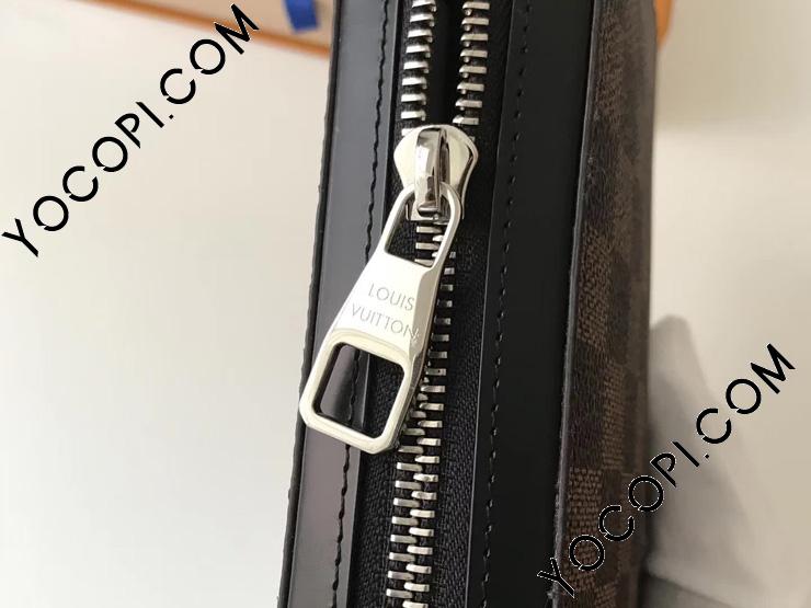 N63284】 ルイヴィトン ダミエ・エベヌ 長財布 コピー 「LOUIS VUITTON 