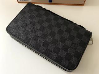 【N41503】 ルイヴィトン ダミエ･グラフィット 財布 スーパーコピー 「LOUIS VUITTON」 ジッピーXL ヴィトン メンズ ラウンドファスナー長財布