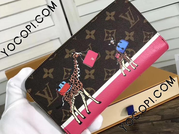 ルイヴィトン LOUIS VUITTON モノグラム ラウンドジップ
