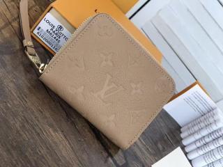 【M61445】 ルイ･ヴィトン レディース 人気 財布 「LOUIS VUITTON」ジッピー・コイン パース ルイヴィトン モノグラム・アンプラント 財布 スーパーコピー ウンドファスナー トープ