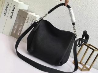 【M51223】 ルイヴィトンハンドバッグ 「LOUIS VUITTON」 バビロン・チェーン BB マヒナ 2wayショルダーバッグ ノワール シルバー金具
