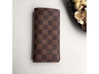 【N61064】 ルイヴィトン 財布 メンズ 二つ折り 「LOUIS VUITTON」 ポルトフォイユ・アレクサンドル ヴィトン ダミエ・エベヌ 人気 長財布