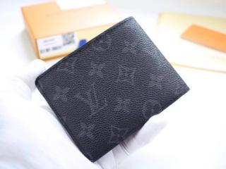 【M61695】 ルイヴィトン モノグラム・エクリプス 財布 スーパーコピー 「LOUIS VUITTON」 ポルトフォイユ・ミュルティプル ヴィトン メンズ 人気 二つ折り財布