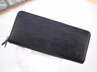 【M60915】 ルイヴィトン エピ 財布 スーパーコピー 「LOUIS VUITTON」 ポルトフォイユ・クレマンス  大人気 エピ ラウンドファスナー長財布 ノワール