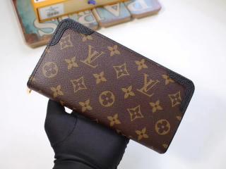 【M61188】 ルイヴィトン モノグラム 長財布 コピー 「LOUIS VUITTON」 ジッピー ウォレット レティーロ ラウンドファスナー財布 サイフ･小物 ノワール