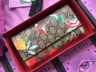 ‎【424892 K0L2G 8691】 GUCCI グッチ ティアン 二つ折り長財布 コピー コンチネンタルウォレット レディース ラウンドファスナー財布