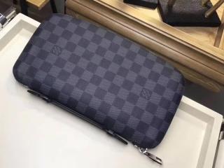 【N48255】 LOUIS VUITTON ルイヴィトン ダミエ・グラフィット 財布 スーパーコピー 17春夏新作 アトール ウォレット  ヴィトン Atoll ラウンドファスナー長財布