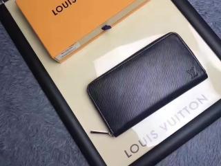【M64838】 LOUIS VUITTON ルイヴィトン エピ 財布 コピー ジッピー・ウォレット バイカラー ヴィトン レディース ラウンドファスナー長財布 ブラック