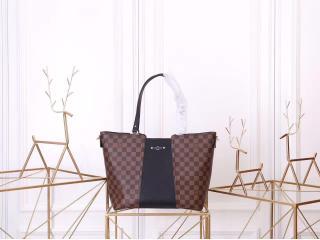【N44023】 LOUIS VUITTON ヴィトン ダミエ・エベヌ バッグ スーパーコピー ジャージー トートバッグ ルイヴィトン レディース ショルダーバッグ 2WAY 3色可選択 ブラック
