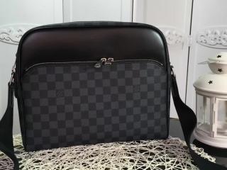 【N41409】 LOUIS VUITTON ルイヴィトン ダミエ・グラフィット バッグ コピー デイトン MM ヴィトン メンズ ショルダー ビジネスバッグ・アタッシュケース
