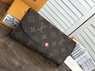 【M61578】 LOUIS VUITTON ヴィトン モノグラム 財布 コピー ポルトフォイユ・エミリー ルイヴィトン レディース 二つ折り長財布 7色可選択 ポピーペタル