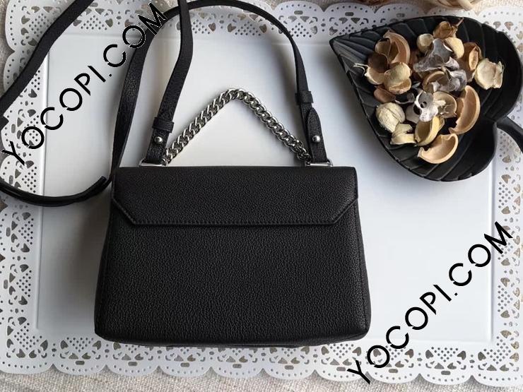 ルイヴィトン 2wayレザーショルダーバッグ シルバー金具 ロックミーII  