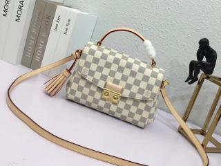 【N41581】 LOUIS VUITTON ルイヴィトン ダミエ・アズール バッグ スーパーコピー 2017AW クロワゼット CROISETTE ショルダーバッグ 2WAY 2色展開