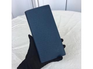 【M61804】 LOUIS VUITTON ルイヴィトン タイガ 財布 コピー ポルトフォイユ・アレクサンダー 2017新作 ヴィトン メンズ 二つ折り長財布 2色可選択 オセアン