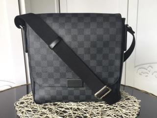 【N41260】 LOUIS VUITTON ルイヴィトン ダミエ・グラフィット バッグ コピー ディストリクトPM メッセンジャーバッグ ヴィトン メンズ ショルダーバッグ