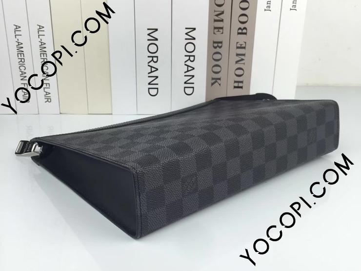 【N41696】 LOUIS VUITTON ヴィトン ダミエ･グラフィット バッグ スーパーコピー ポシェット・ヴォワヤージュ MM ルイ