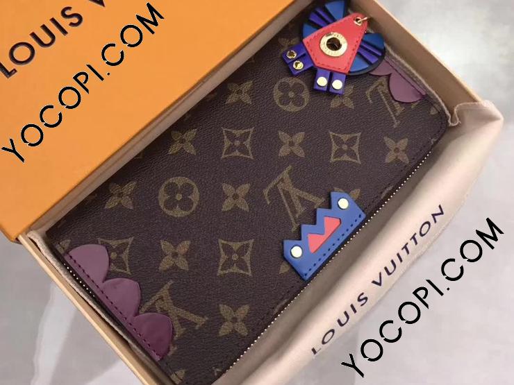 LOUIS VUITTON ルイヴィトン　長財布　折り財布　モノグラム　レザー M61349】 LOUIS VUITTON ルイヴィトン モノグラム トーテム 長