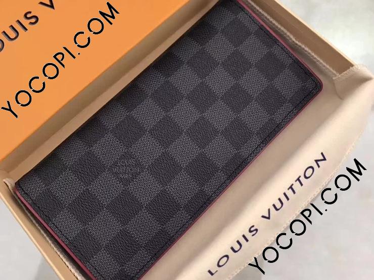 LOUIS VUITTON ルイヴィトン　ダミエ長財布　黒　 二つ折り財布 LOUIS VUITTON ルイ・ヴィトン 長財布 二つ折り