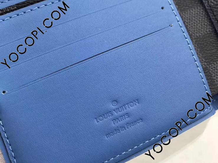 N64434】 LOUIS VUITTON ルイヴィトン ダミエ・グラフィット 財布 