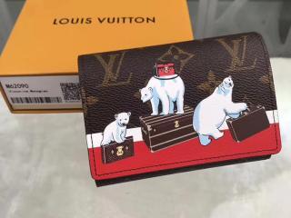 【M62090】 LOUIS VUITTON ルイヴィトン モノグラム 財布 コピー ポルトフォイユ・ヴィクトリーヌ クマ ヴィトン レディース 三つ折り財布