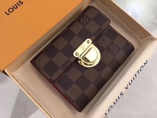 【N60005】 LOUIS VUITTON ルイヴィトン ダミエ・エベヌ 財布 スーパーコピー ポルトフォイユ コアラ ヴィトン レディース 三つ折り財布