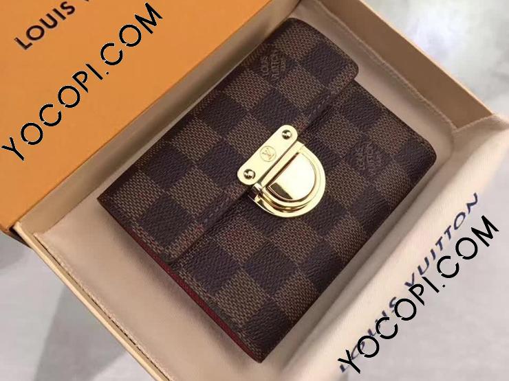 N60005】 LOUIS VUITTON ルイヴィトン ダミエ・エベヌ 財布
