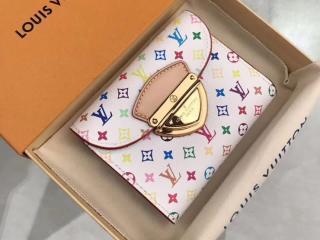 【M58082】 LOUIS VUITTON ルイヴィトン モノグラム・マルチカラー 財布 コピー ポルトフォイユコアラ レディース 三つ折り財布