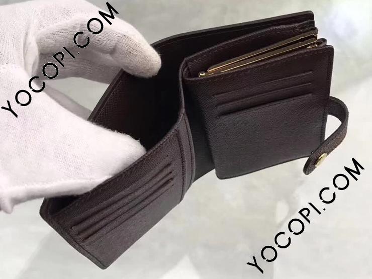 N61674】 LOUIS VUITTON ルイヴィトン ダミエ・エベヌ 財布 コピー 