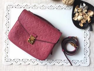【M43737】 LOUIS VUITTON ルイヴィトン モノグラム･アンプラント バッグ スーパーコピー ポシェット・メティス MM ヴィトン レディース ショルダーバッグ 2WAY ローズ・ブリュイエール