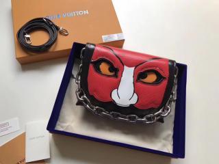 【M43527】 LOUIS VUITTON ルイヴィトン モノグラム バッグ スーパーコピー ポシェット・カブキ マスク ヴィトン 山本寛斎 エピ レディース チェーンショルダーバッグ