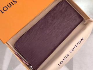 【M64307】 LOUIS VUITTON ルイヴィトン エピ 長財布 スーパーコピー ポルトフォイユ・クレマンス ヴィトン レディース ラウンドファスナー財布 プルーヌ