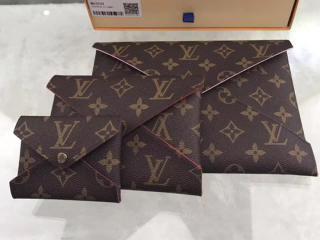 【M62034】 LOUIS VUITTON ルイヴィトン モノグラム 財布 コピー ポシェット・キリガミ ポーチ 3点セット ヴィトン新作 17AW レディース 二つ折り財布