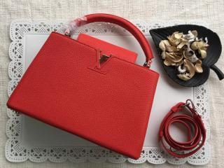 【M42237】 LOUIS VUITTON ルイヴィトン トリヨン バッグ コピー カプシーヌ PM ハンドバッグ ヴィトン レディース ショルダーバッグ 5色可選択 ルビー&シルバー金具