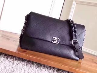 【A57116 Y83246 94305】 CHANEL シャネル レディース バッグ スーパーコピー Flap bag ハンドバッグ 18年新作 グレインド カーフスキン & カーフスキン 29CM ブラック