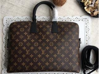 【M40868】 LOUIS VUITTON ルイヴィトン モノグラム・マカサー バッグ スーパーコピー PDJ ポルトドキュマン・ジュール ヴィトン メンズ ビジネスバッグ 3色可選択