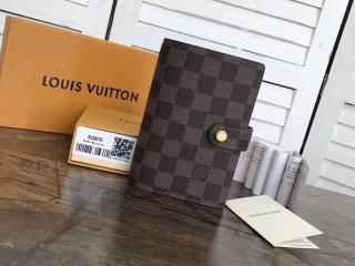 R20700】 LOUIS VUITTON ルイヴィトン ダミエ・エベヌ 手帳