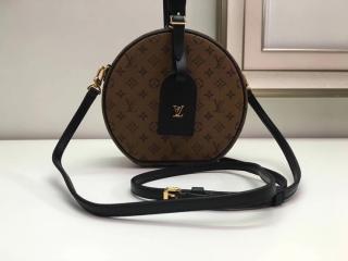 【M43510】 LOUIS VUITTON ルイヴィトン モノグラム・リバース バッグ コピー プティット・ボワット・シャポー ハンドバッグ ヴィトン レディース ショルダーバッグ