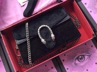 【476432 K4DNN 8176】 GUCCI グッチ ディオニュソス バッグ スーパーコピー Dionysus ベルベット スーパーミニバッグ レディース チェーンショルダーバッグ 3色可選択 ブラック