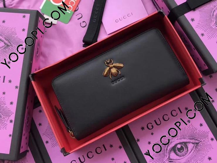GUCCI 長財布 財布 蜂 エンブロイダリー ビー