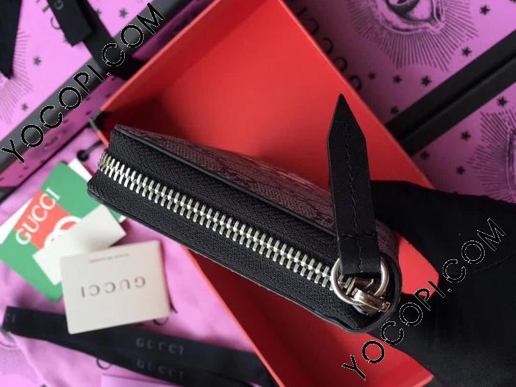 451273 9A91N 8666】 GUCCI グッチ 長財布 コピー キャット プリント  