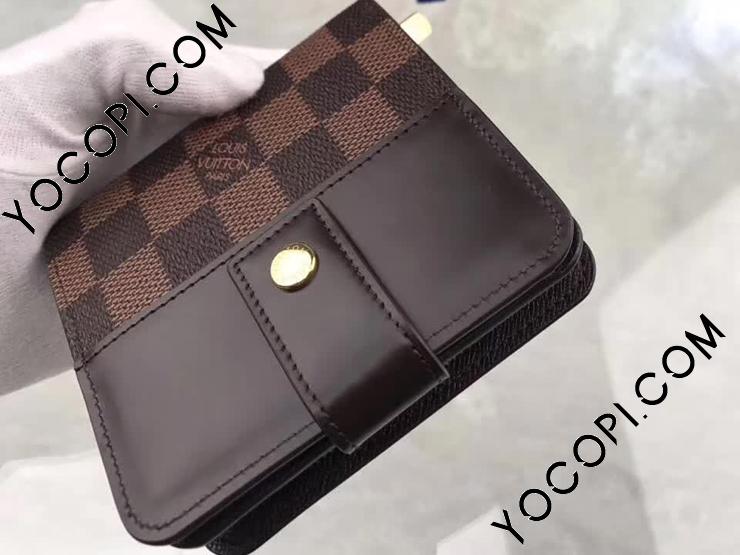 N61668】 LOUIS VUITTON ルイヴィトン ダミエ・エベヌ 財布 コピー 