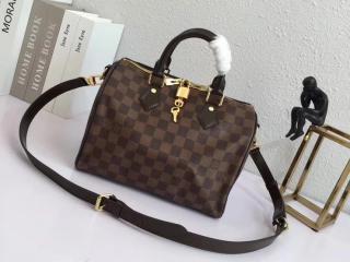 【N41368】 LOUIS VUITTON ルイヴィトン ダミエ・エベヌ バッグ コピー スピーディ・バンドリエール 25 ハンドバッグ ヴィトン レディース ショルダーバッグ 2WAY